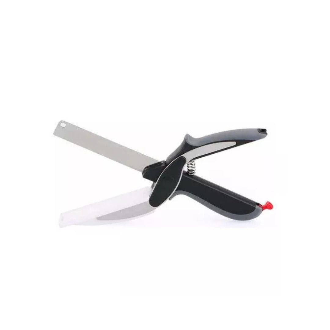 Cuchillo Tijera 2 en 1 – Corta, rebana y sirve en segundos